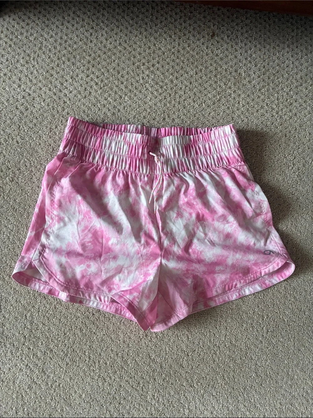 GAP Pink Tie-Dye Athletic Shorts